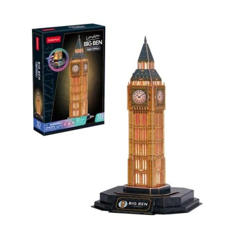 Puzzle 3D LED Big Ben 32el wersja nocna L537H Cubic Fun