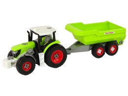 Traktor z Naczepą do Rozkręcania Zielony