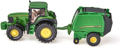 SIKU S1665 Traktor John Deere z prasą