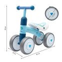 BABY MIX Jeżdzik Baby Bike czarno biały football 51009