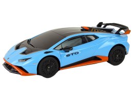 Auto R/C Lamborghini Huracan 1:24 Rastar Niebieskie