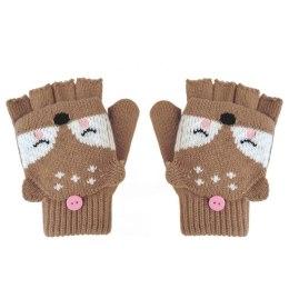 Rockahula Kids rękawiczki zimowe dla dziewczynki Doris Deer Knitted 7-10 lat