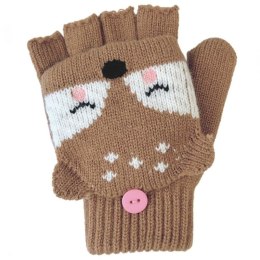Rockahula Kids rękawiczki zimowe dla dziewczynki Doris Deer Knitted 7-10 lat