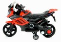 Motor na akumulator dla dzieci Skóra Eva MOTO-SX-1-Czerwony