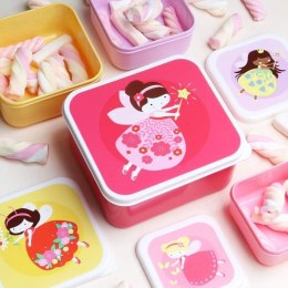 A Little Lovely Company - 4 Lśniące Lunchboxy śniadaniówki WRÓŻKI