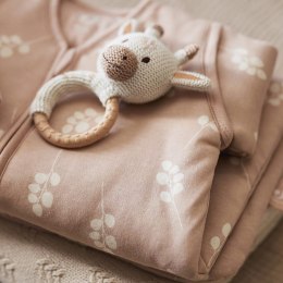 Jollein śpiworek niemowlęcy do spania całoroczny z odpinanymi rękawami 4 Pory Roku TWIG WILD ROSE 70 cm