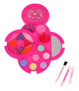 Zestaw Kosmetyków do Makijażu dla dzieci 5+ Różowa Kosmetyczka + Cienie do powiek + Błyszczyki + Lusterko + Akcesoria