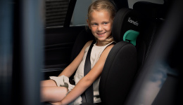 HUGO I-Size Lionelo fotelik samochodowy 15-36kg isofix - Pink Baby