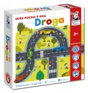 Gra edukacyjna Puzzle "Droga" dla dzieci 3+ Układanie jezdni + Wyścigi samochodów