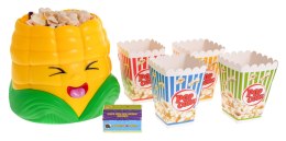 Gra zręcznościowa Popcorn dla dzieci 4+ Łapanie kukurydzy + 70 sztuk Popcornu + 4 Kubełki