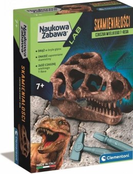 Skamieniałości czaszka T-Rexa Naukowa Zabawa Clementoni