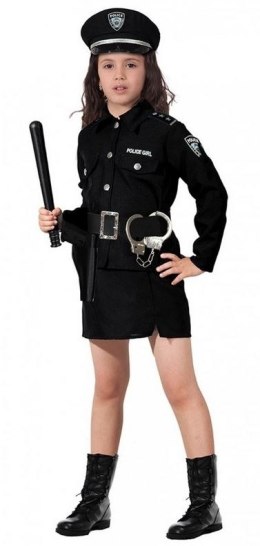 Strój Policjantka USA kajdanki kostium przebranie 128