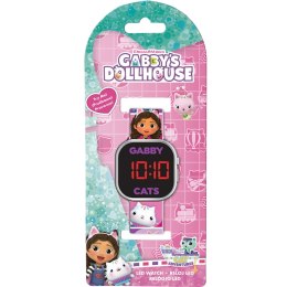 Zegarek LED z kalendarzem Gabby's Dollhouse / Koci Domek Gabi