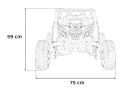 Pojazd Buggy ATV Defend 4x4 Czarny