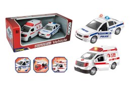 ARTYK 166532 Zestaw aut miejskich - Policja i Ambulans