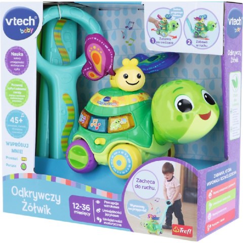 VTECH 61653 Pchacz Odkrywczy Żółwik