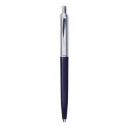 Długopis automatyczny Q-CONNECT PRESTIGE, metalowy, 0,7mm, niebiesko/srebrny, wkład niebieski