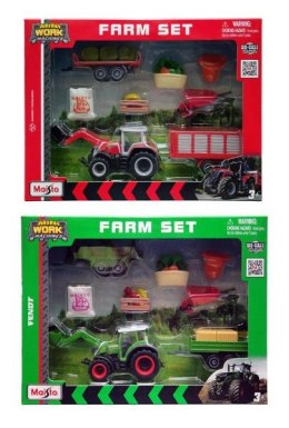 MAISTO 12564 Traktor zestaw z mini farmą mix cena za 1szt