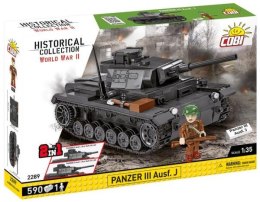 COBI 2289 Historical Collection WWII Panzer III Ausf.J Panzerkampfwagen III - niemiecki czołg średni 590 klocków