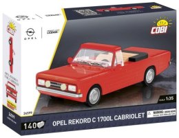 COBI 24599 Samochód Opel Rekord C 1700 L Cabriolet 140 klocków
