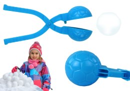 Śnieżkomat Maszynka do Kulek Śnieżnych Wzór Piłki Niebieska 20cm x 5cm x5cm