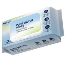 NICEKIDS Chusteczki nawilżane Pure Water Wipes 99,9% wody 6x80 szt