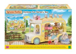 Sylvanian Families Przedszkole Kolorowy Autobus Rainbow Fun Nursery Bus 5744 p6
