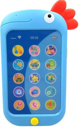 Edukacyjny Smartfon kogucik niebieski
