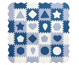 Milly Mally Mata piankowa puzzle Jolly 4x4 Shapes - Blue