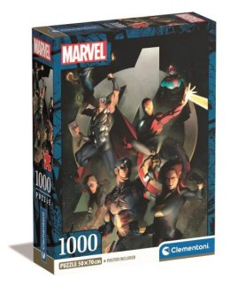 Clementoni Puzzle 1000el Compact Marvel The Avengers 39809