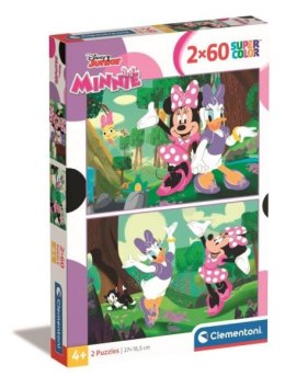 Clementoni Puzzle 2x60el SuperColor Minnie Mouse 24815