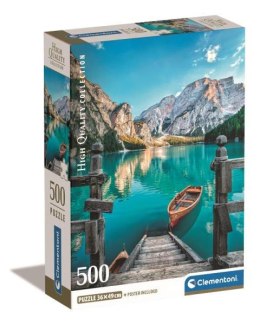 Clementoni Puzzle 500el Compact Braies Lake 35538