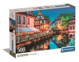 Clementoni Puzzle 500el Compact Starówka w Strasburgu. Strasbourg old town 35544