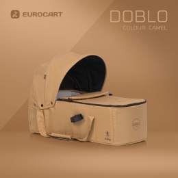 Gondola miękka do wózka dziecięcego Euro-Cart Doblo - Camel