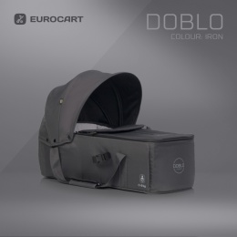 Gondola miękka do wózka dziecięcego Euro-Cart Doblo - Iron