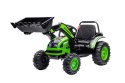 Koparka Traktor na akumulator dla dzieci Zielony + Ruchome Ramię Łyżka + Pilot + Wolny Start + Radio FM + LED