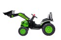 Koparka Traktor na akumulator dla dzieci Zielony + Ruchome Ramię Łyżka + Pilot + Wolny Start + Radio FM + LED