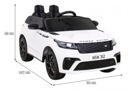 Range Rover Velar na akumulator Biały + Pilot + EVA + Wolny Start + MP3 LED