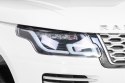 Range Rover HSE 2-osobowe Autko dla dzieci Biały + Pilot + 5-pkt pasy + Panel audio + LED