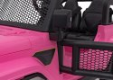 Auto terenowe OFF-ROAD 3.0 dla dzieci Różowy + Pilot + Wolny Start + Pasy + Audio LED