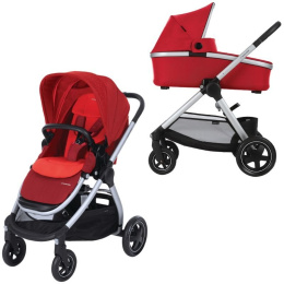 Adorra Maxi-Cosi 2w1 wózek głęboko-spacerowy z gondolą Oria VIVID RED