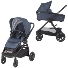 Adorra 3w1 Oria Rock + 2 x śpiworek wózek Maxi-Cosi - Nomad blue