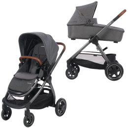 Adorra 3w1 Oria Rock + 2 x śpiworek wózek Maxi-Cosi - SPARKLING GREY