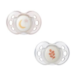 TOMMEE TIPPEE TTP43340094 Smoczki uspokajające NIGHT TIME 18-36m mix 2pak