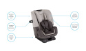 SLIMFIT R129 i-Size Graco fotelik samochodowy 0-36 kg od urodzenia do 145 cm - Iron