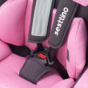 ROCKER PRO i-Size Sesttino 9-36 kg fotelik samochodowy z Isofix do ok. 12 roku życia - Pink