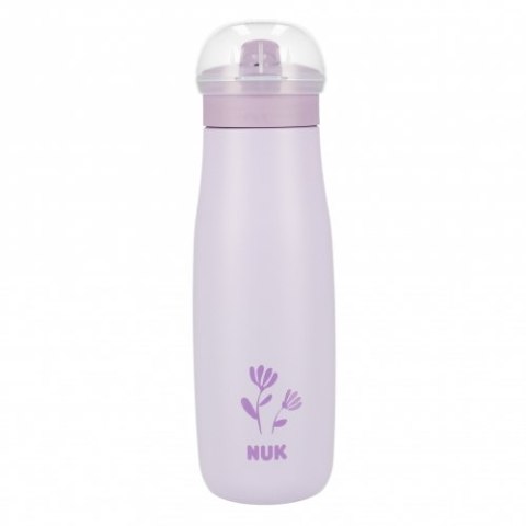 NUK 225329 Kubek ze stali nierdzewnej 500ml Mini +12m kwiat