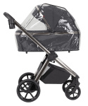 OMEGA 2w1 Carrello wózek dziecięcy głęboko-spacerowy do 22 kg CRL-6530 - Excellent Grey