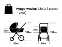 TUVI 2w1 Dada Prams wózek dziecięcy - Milky