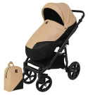 TUVI 3w1 Dada Prams wózek dziecięcy z fotelikiem Axis 0-13kg - Milky